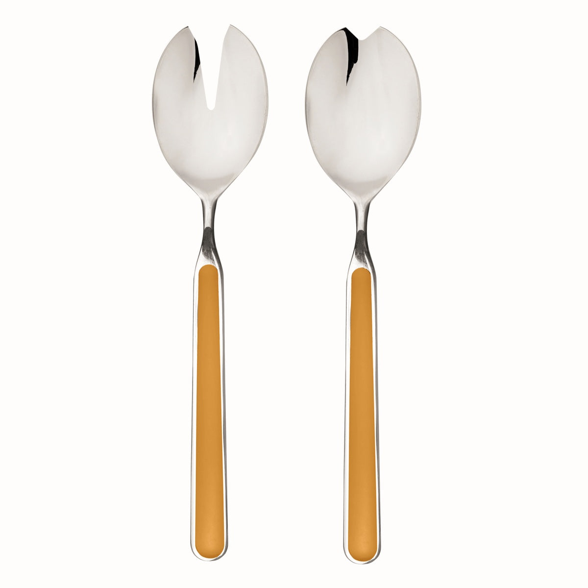  Mepra Fantasia Salad Serving Set - Mustard - Bonton