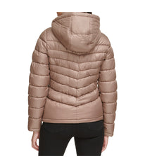 Hooded Packable Jacket W Contrast Lining