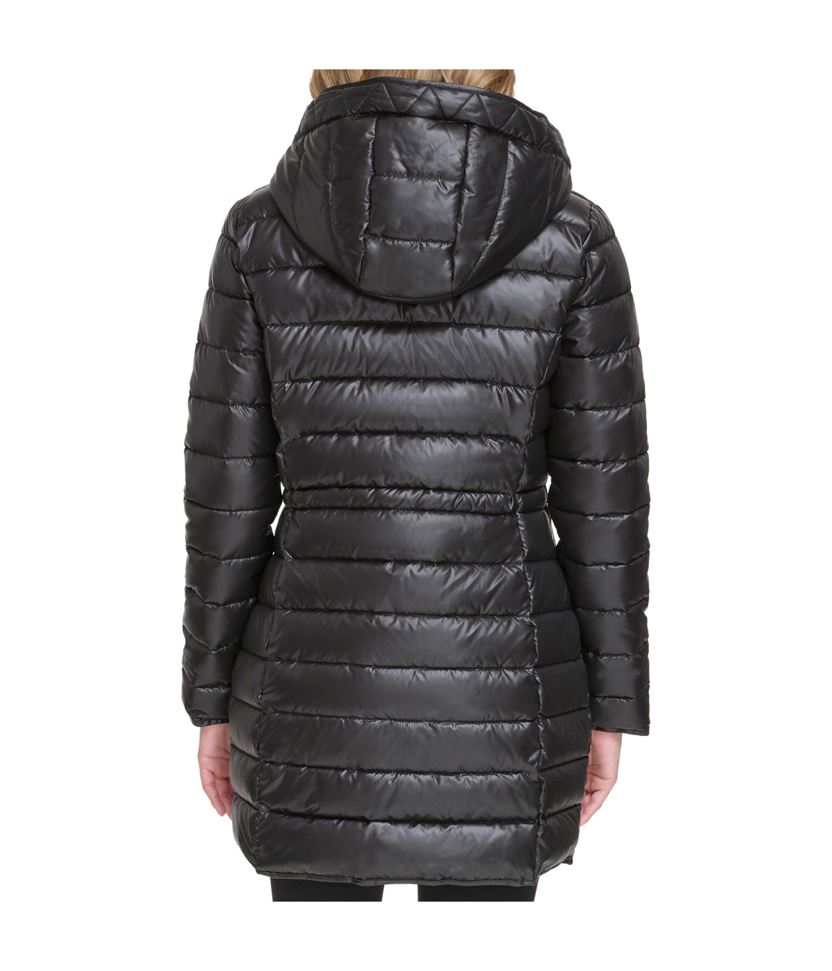 Kenneth Cole New York Drawcord Waist Puffer Coat