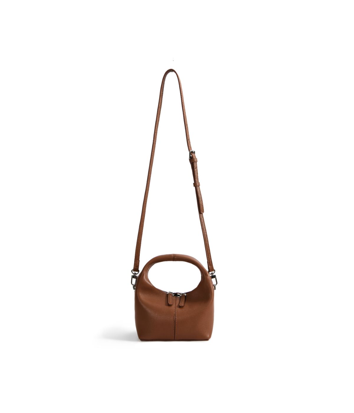  Bob Ore Rebecca Small Cutie Leather Bag Caramel - Caramel - Bonton