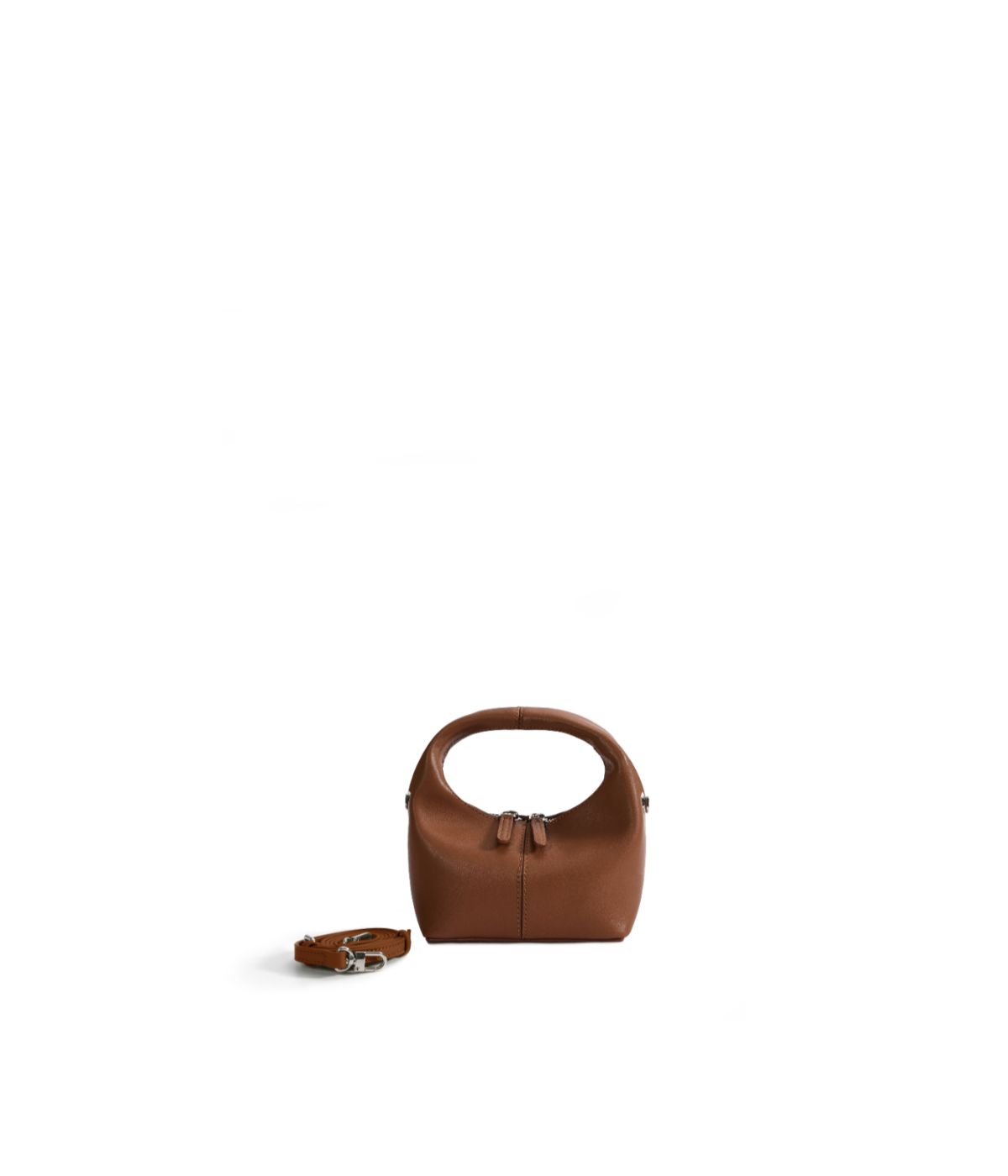  Bob Ore Rebecca Small Cutie Leather Bag Caramel - Caramel - Bonton