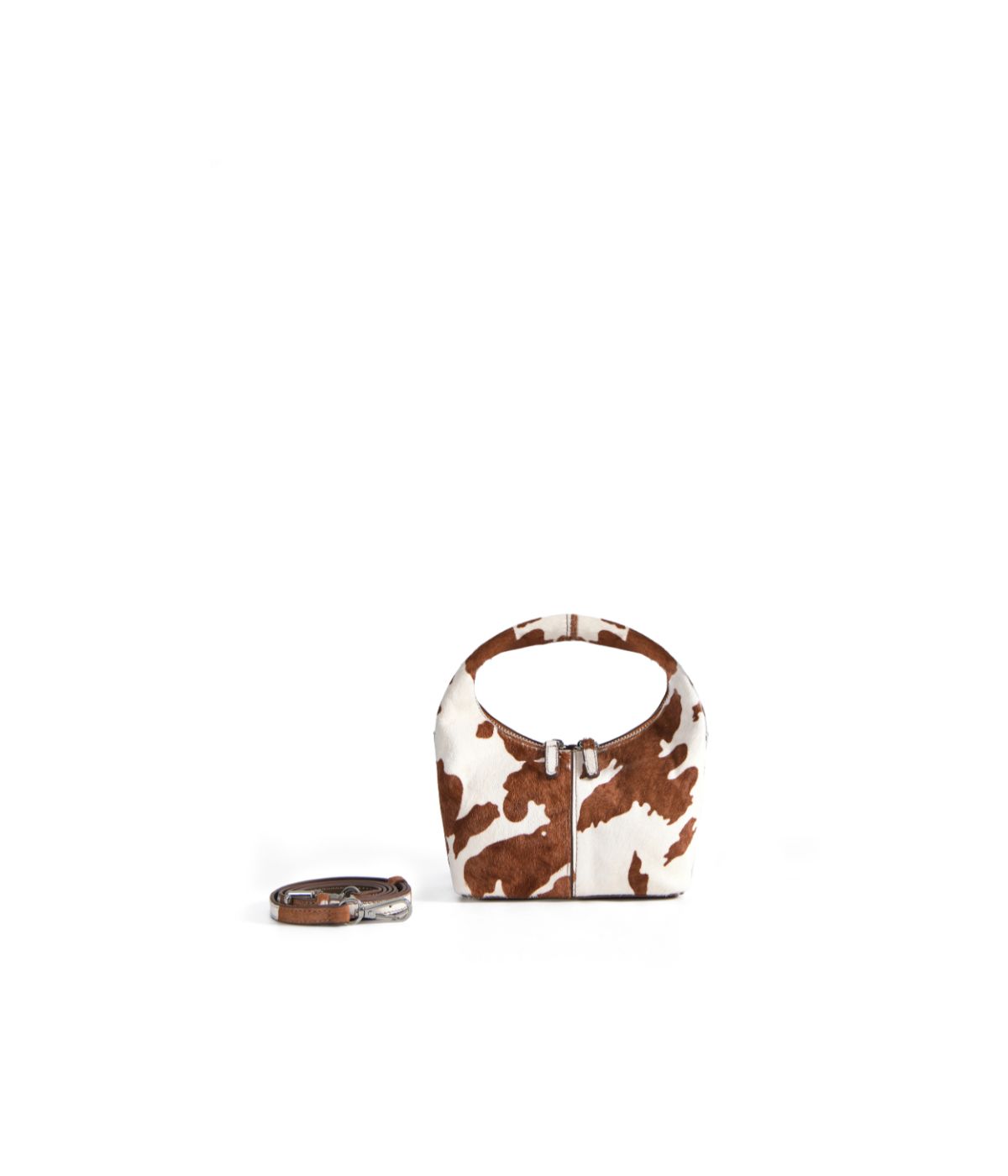  Bob Ore Rebecca Small Cutie Leather Bag Coffee - Coffee - Bonton