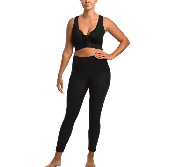  InstantFigure InstantFigure Power MESH Hi Waist Leggings 180PL028 - Black - Bonton