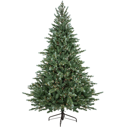 Real Touch™? Pre-Lit Medium Blue Spruce Artificial Christmas Tree - 9' - Clear Lights