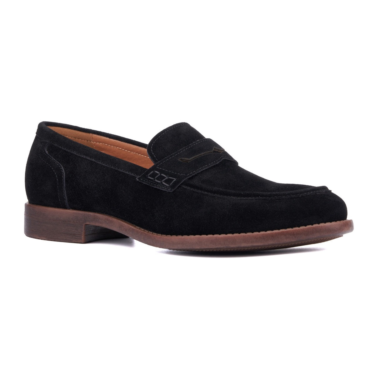  Vintage Foundry Co. Vintage Foundry Co. Men's Harry Suede Dress Loafers - BLACK - Bonton