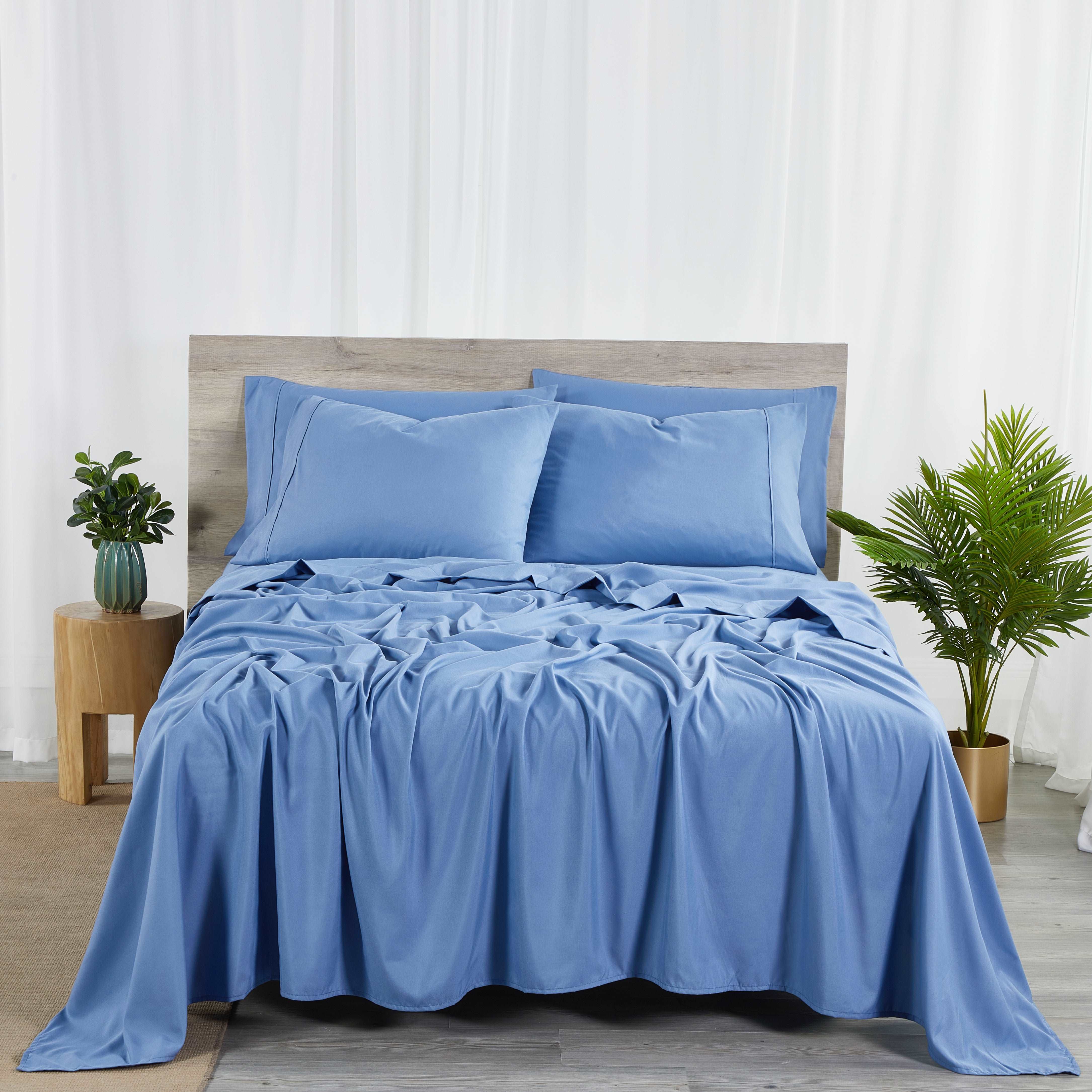  Bibb Home Bibb Home Bamboo 2000 Count 6 Piece With Sure Grip - Twin - Bonton