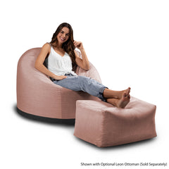 Palmetto Large Round Outdoor Bean Bag Club Chair