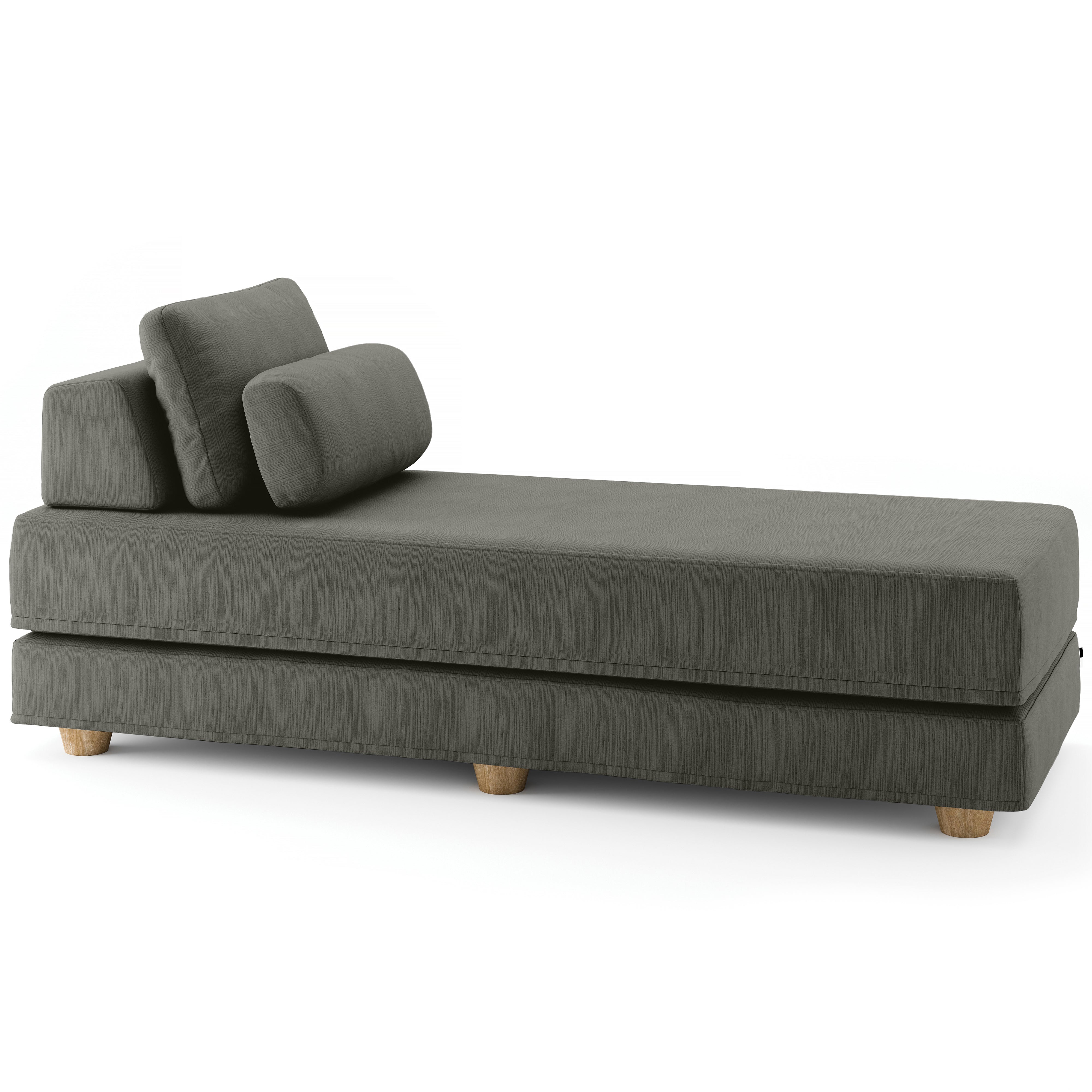  Jaxx Balshan Chaise Lounge Daybed - Charcoal - Bonton