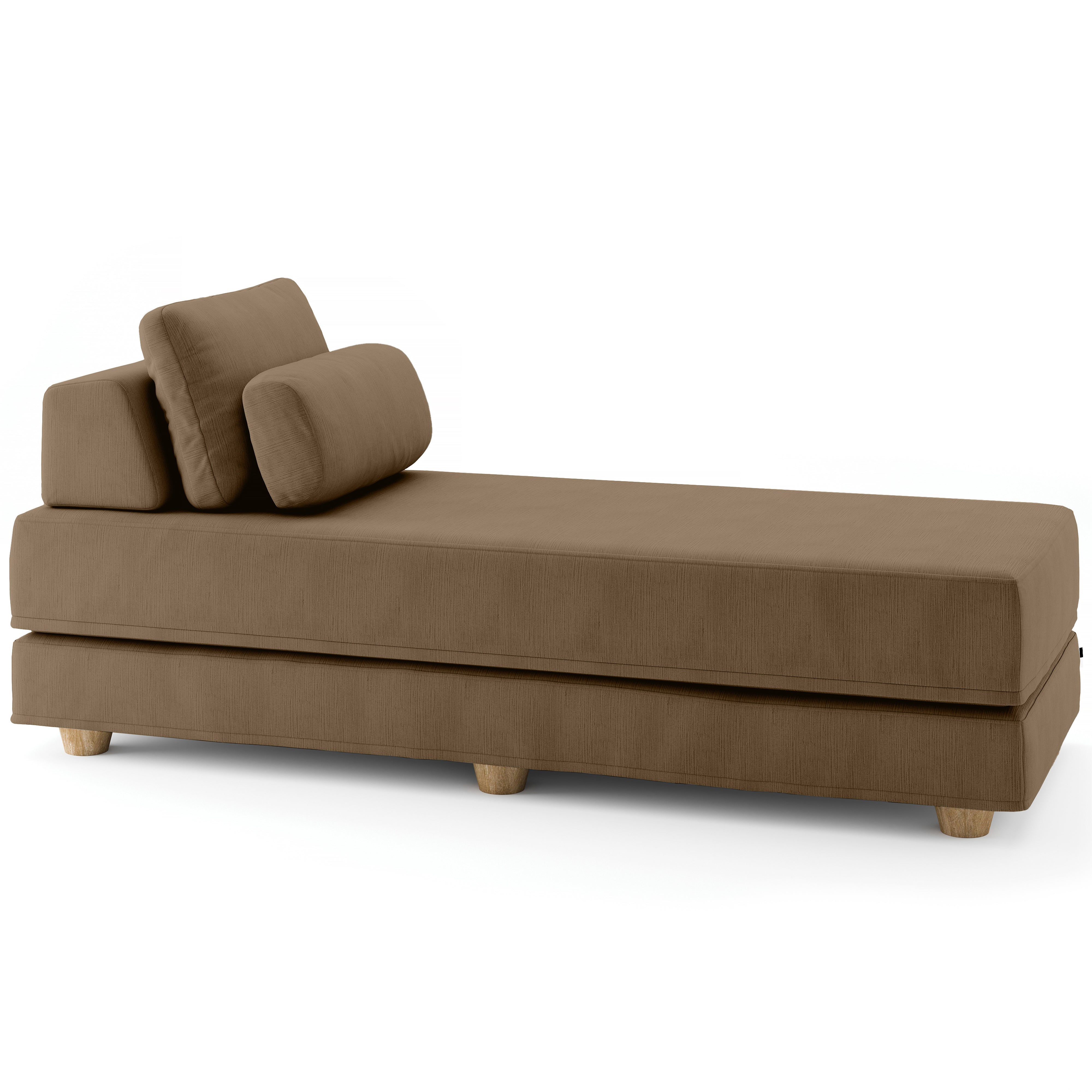  Jaxx Balshan Chaise Lounge Daybed - Toffee - Bonton