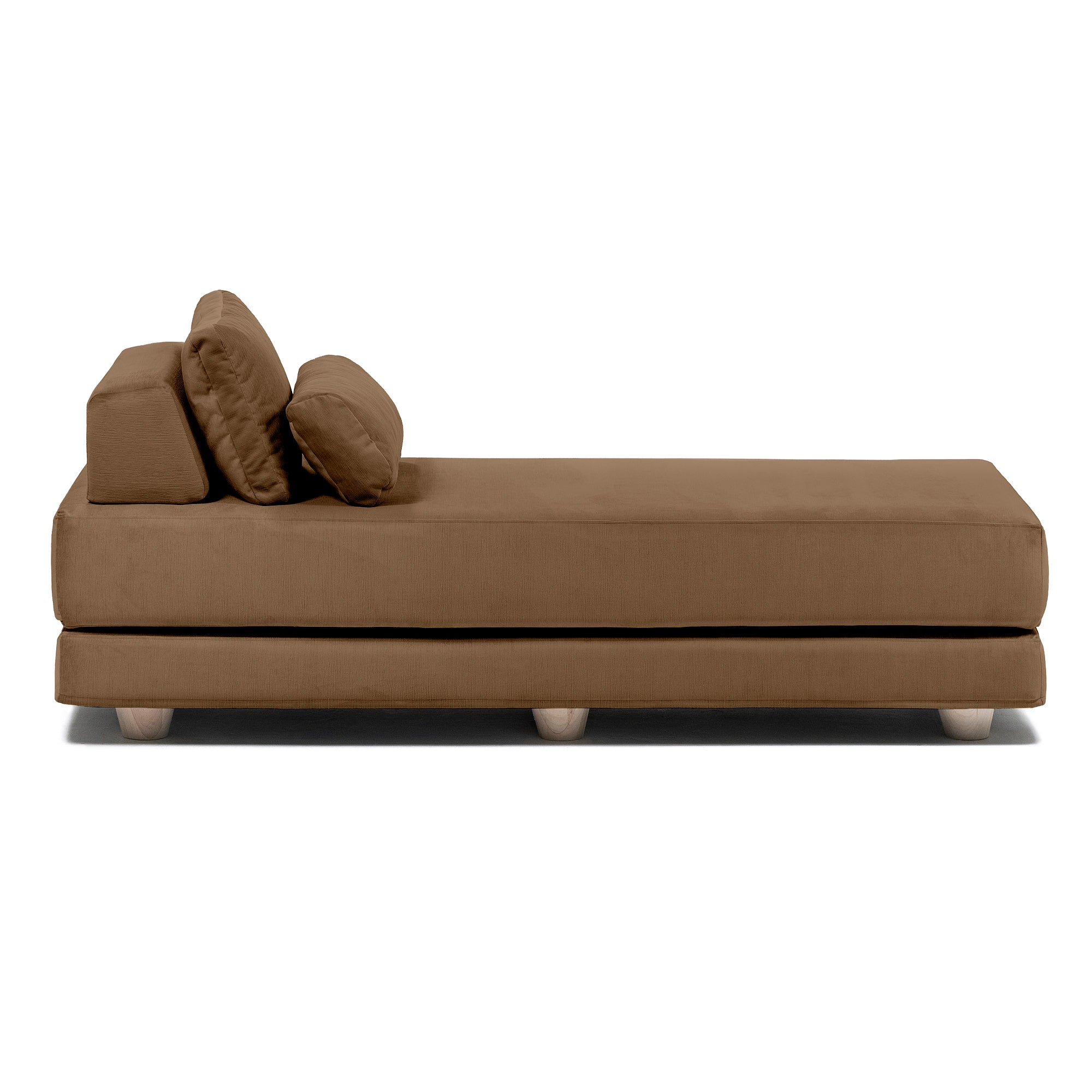  Jaxx Balshan Chaise Lounge Daybed - Toffee - Bonton