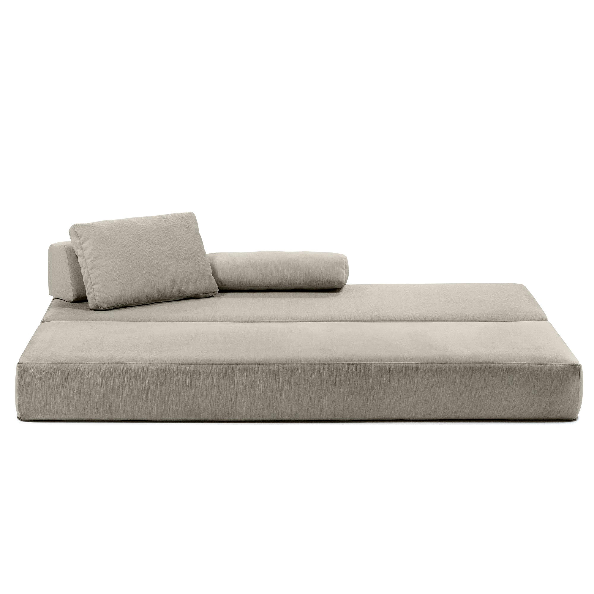  Jaxx Balshan Chaise Lounge Daybed - Dove Grey - Bonton