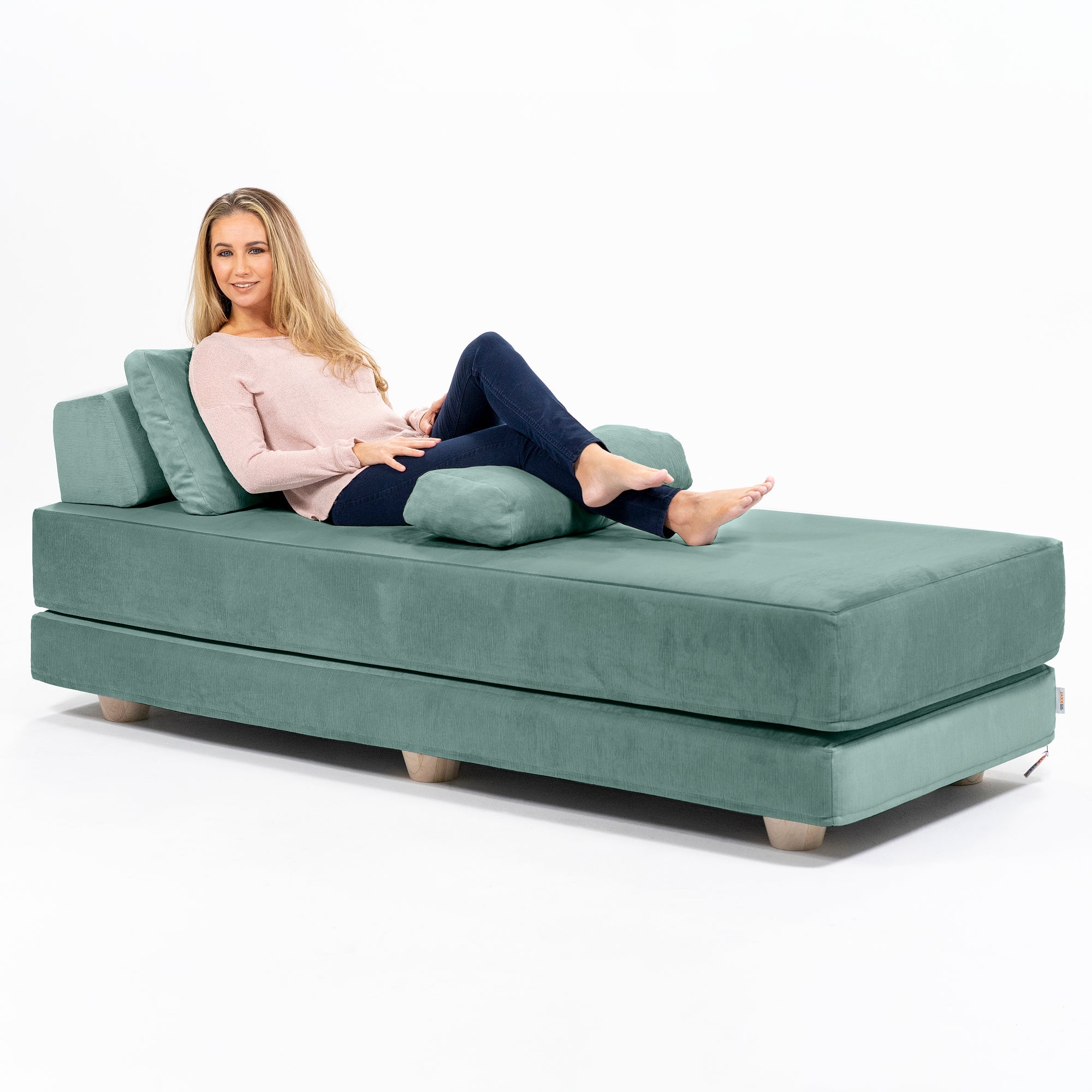  Jaxx Balshan Chaise Lounge Daybed - Caribbean - Bonton