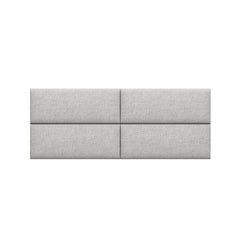 Panelist Modern Padded Headboard Set of 4 Wall Mounted Panels