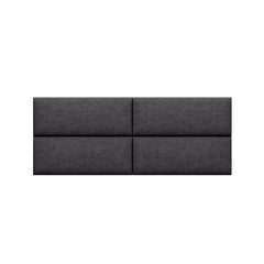 Panelist Modern Padded Headboard Set of 4 Wall Mounted Panels