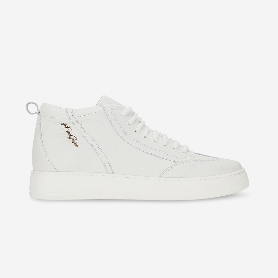  Gernie NYC 18's Garda Leather High Top - White - Bonton