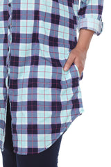 Plus Piper Stretchy Plaid Tunic