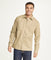 Men's Long Sleeve Shirt Jacket Stretch Twill