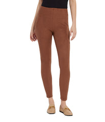 HI Waist Suede Legging Whiskey