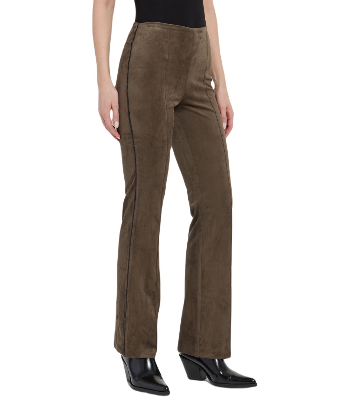  Lysse Elysse Suede Pant Green Smoke - Green Smoke - Bonton