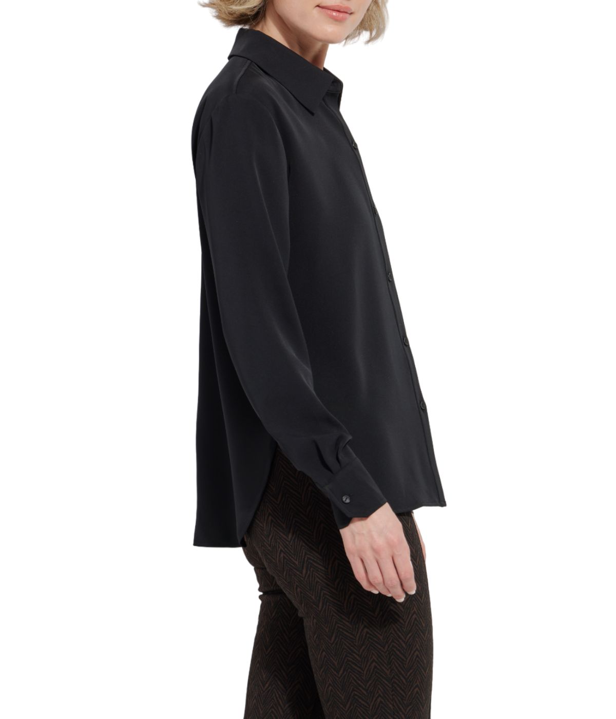  Lysse Parker Button Down Shirt Black - Black - Bonton