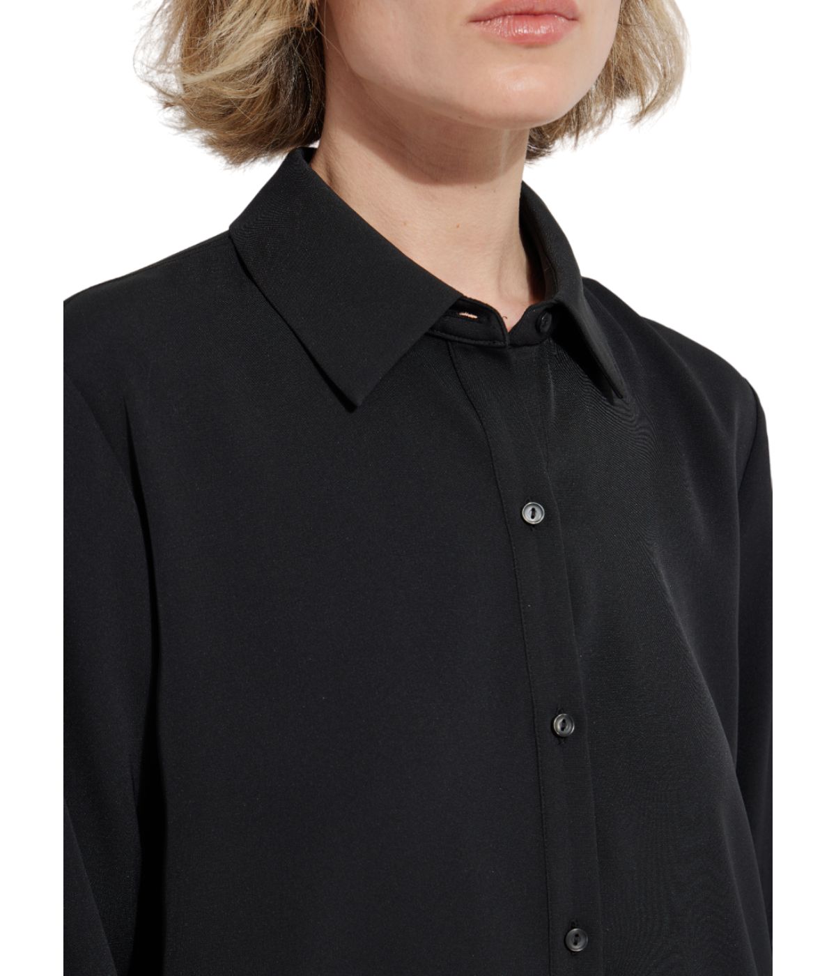  Lysse Parker Button Down Shirt Black - Black - Bonton