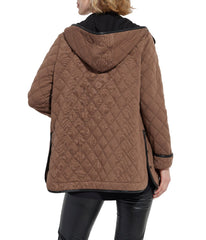 London Quilted Jacket Cold Chestnut