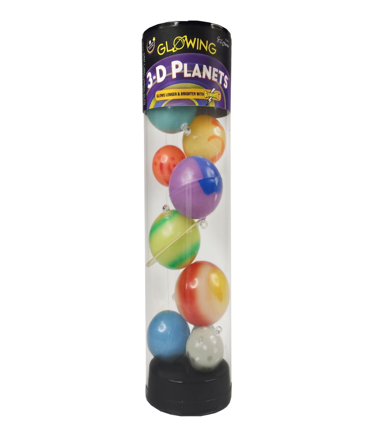  Glowing 3-D Planets in a Tube Multi - Multi - Bonton