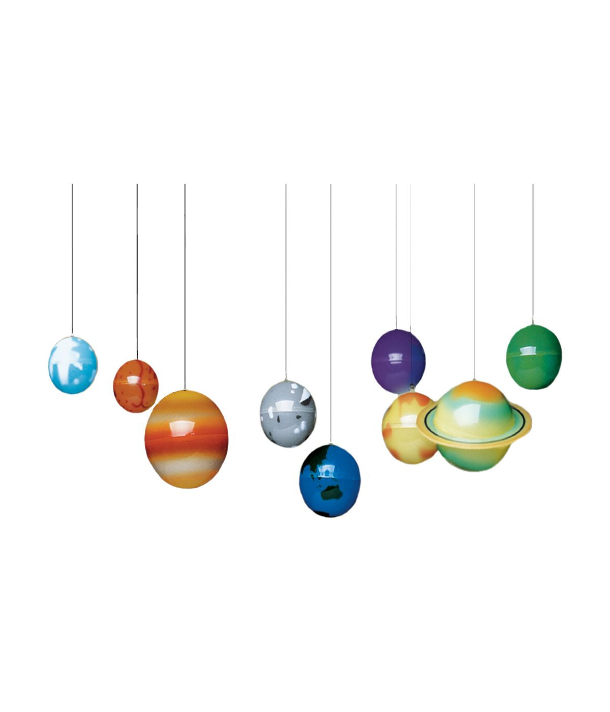  Glowing 3-D Planets Multi - Multi - Bonton