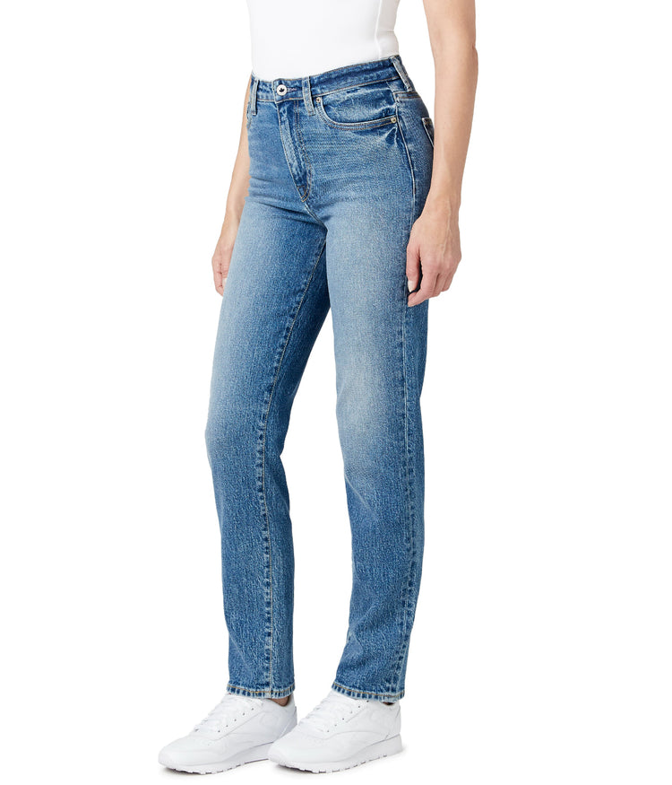 Belle Poque Womens Jeans Straight Leg High Waisted Jeans with