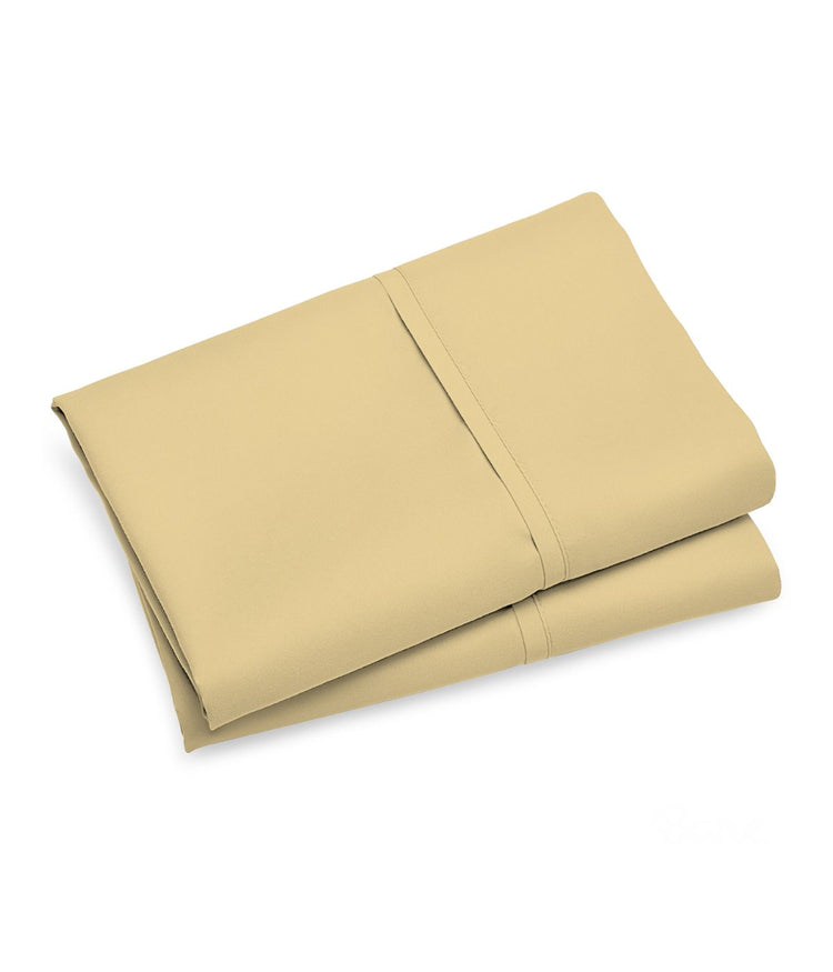 Cotton 400TC Percale Pillowcases Set of 2 Yellow