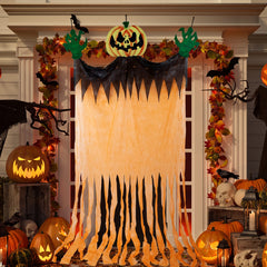 11' Scary Jack-O-Lantern Halloween Hanging Decoration