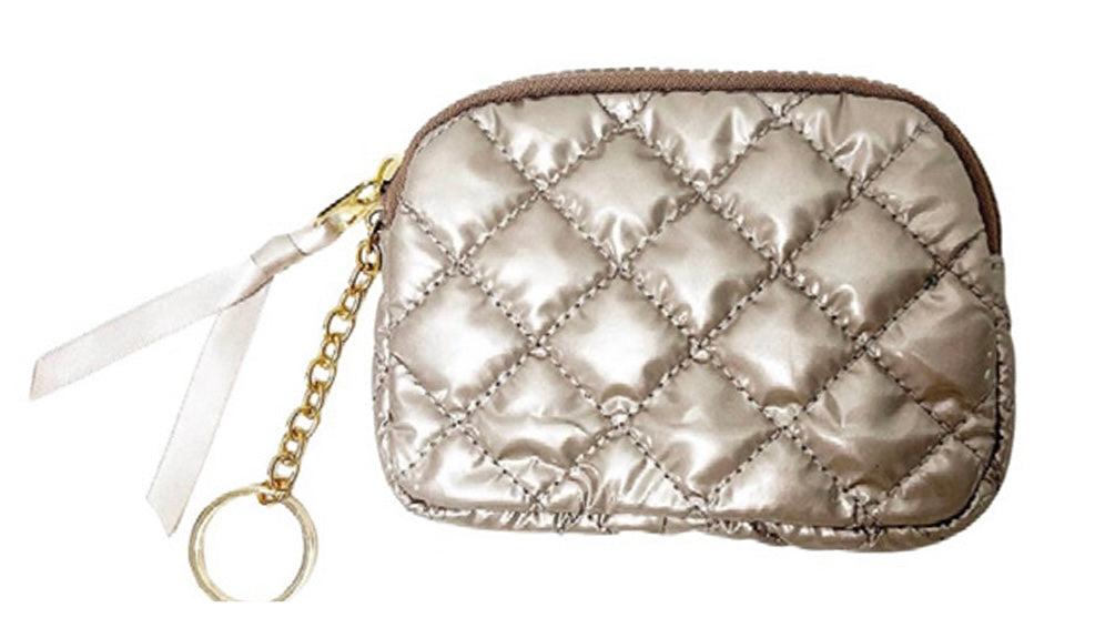  Lemonbella Diamond Key Chain Wallet Champagne - Black - Bonton