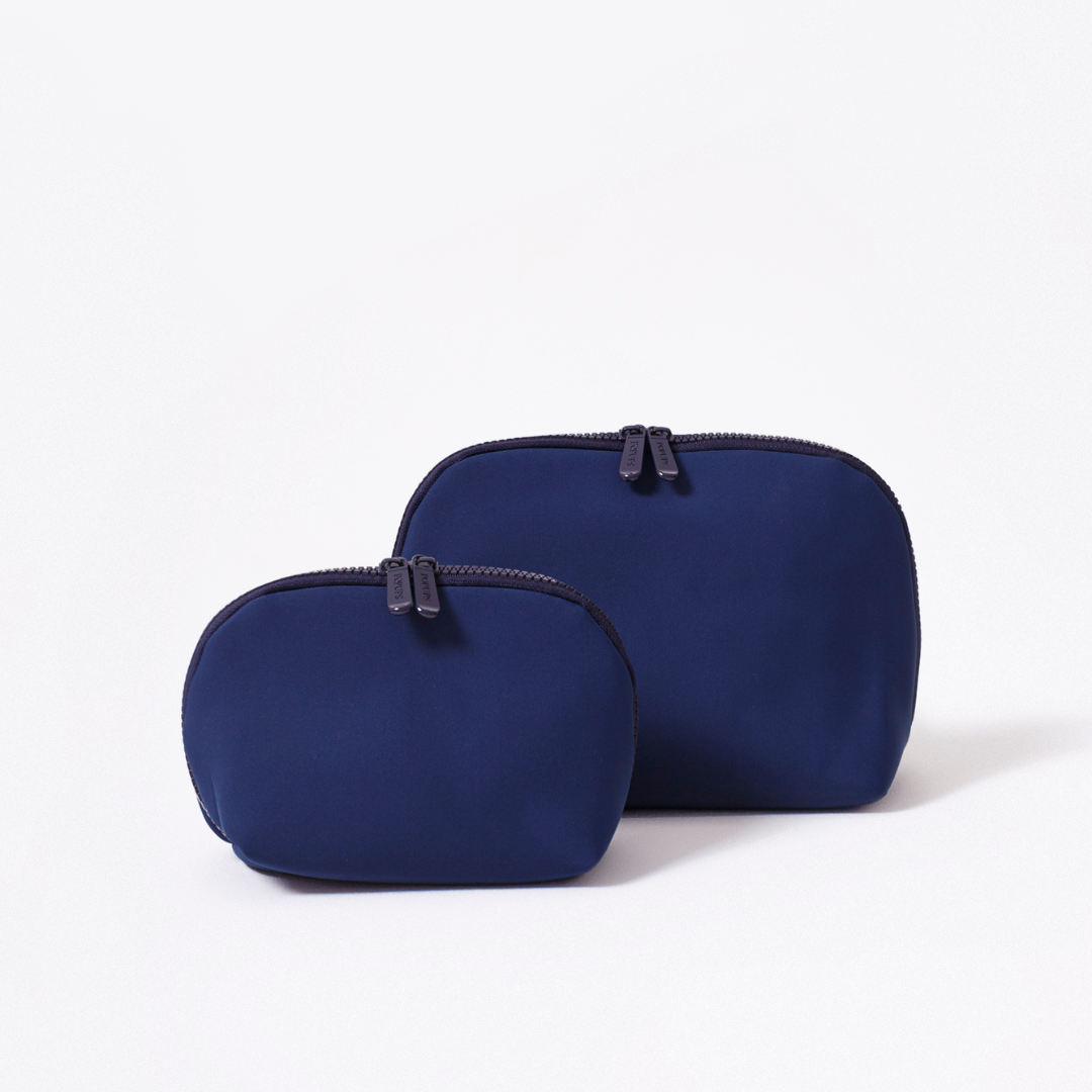  Pop Ups Brand Makeup Pouch Set Deep Blue - Default Title - Bonton