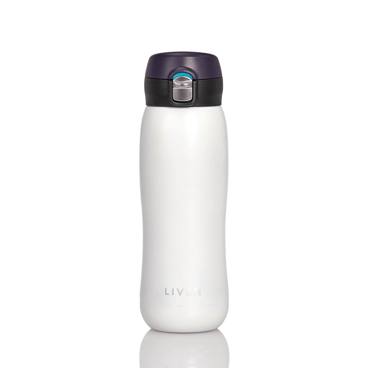  Acera Liven Glow™ Ceramic-Coated Insulated Stainless Steel Water Bottle 17 Oz - Galaxy Purple - Bonton