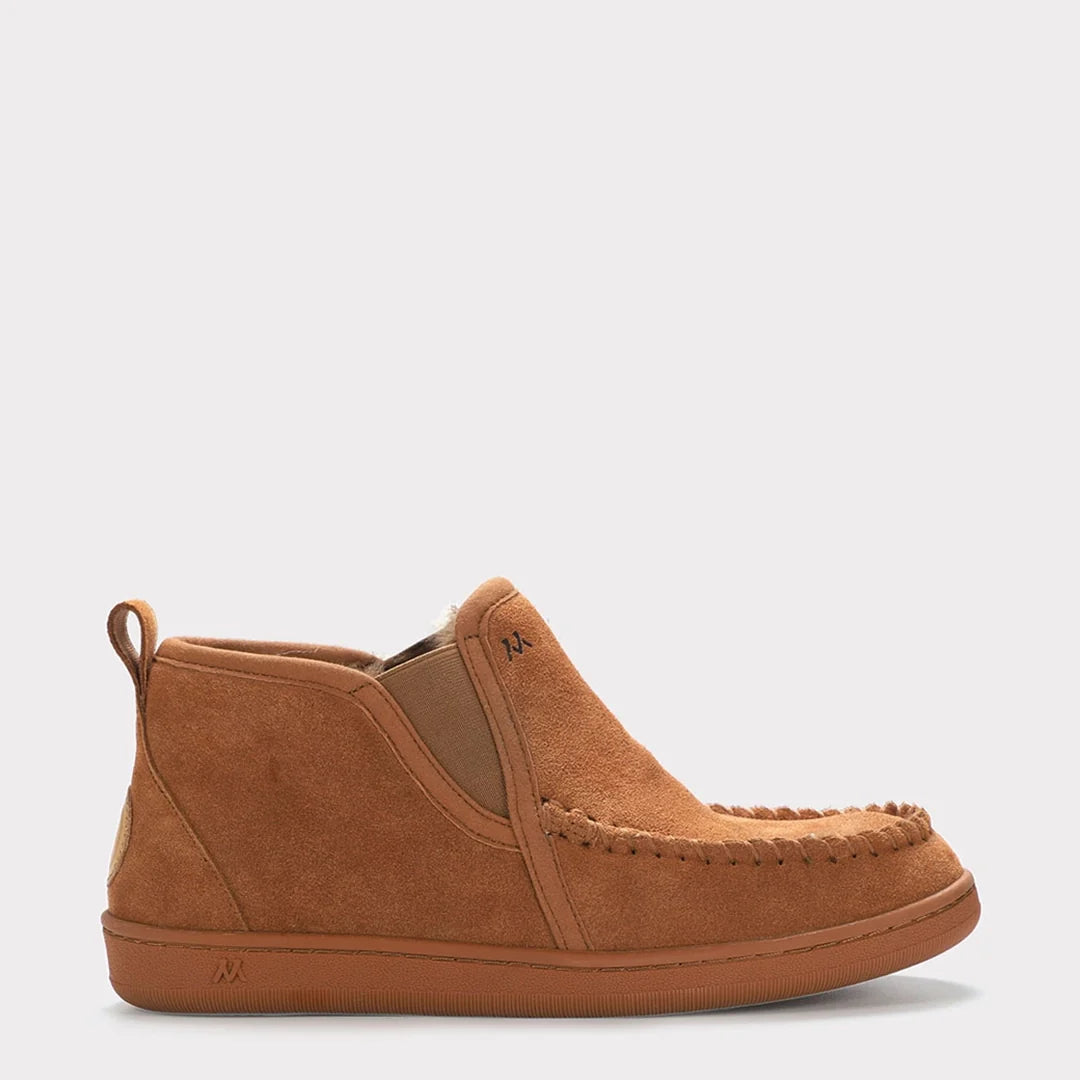  Mykos Brandon Men's Slip-on Slipper Bootie - Brown - Bonton