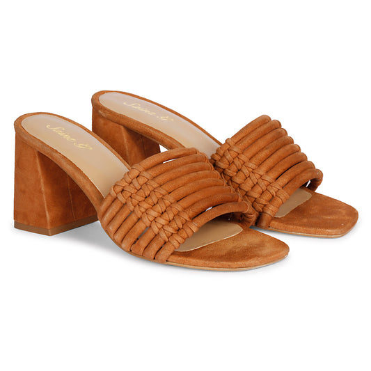 Bethany Leather Sandals - Cuoio