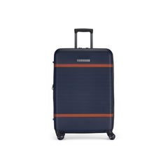 Wellington 3 Piece Luggage Set - ABS/Vegan Leather Blend Navy