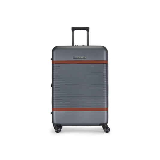 Wellington 28" Luggage - ABS/Vegan Leather Blend Pewter