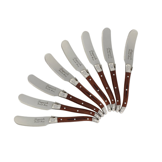 Laguiole Spreaders, Set of 8, Pakkawood