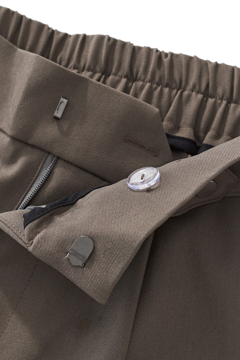  Barocco Kingsley Side-Tab Trousers BROWN - BROWN - Bonton