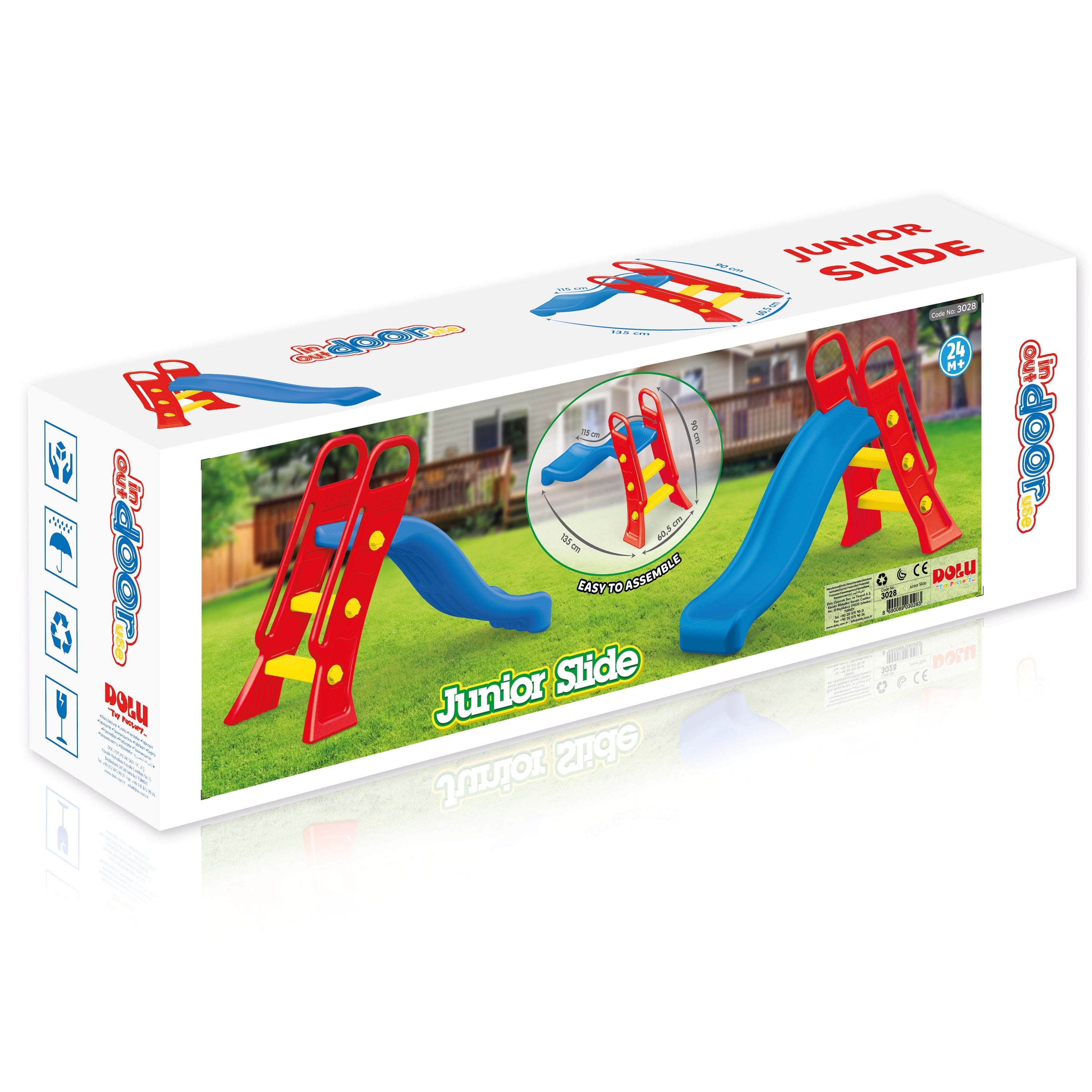  Dolu Oyuncak Sanayi Ve Ticaret A.S. Dolu Toys - Junior Slide for Kids - Multi - Bonton