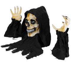 8" LED Lighted Grim Reaper With Sound Outdoor Halloween Decoration