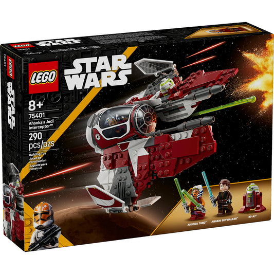 LEGO® Star Wars™ Ahsoka’s Jedi Interceptor™ Starfighter Building Toy 75401