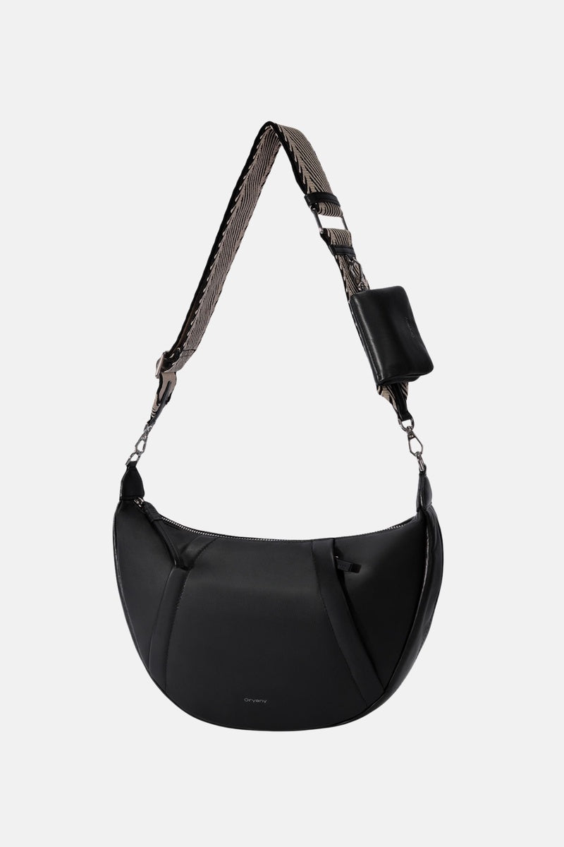  Oryany Oryany - Banana Leather M Crossbody Handbags - BLACK / One Size - Default Title - Bonton