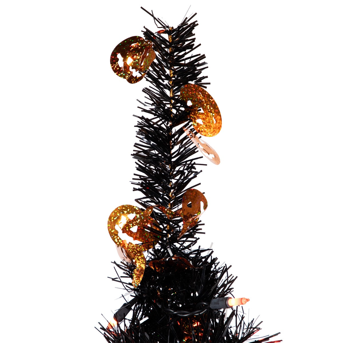  Northlight Pre-Lit Pop Up Artificial Jack O' Lantern Halloween Tree - 4' - Orange Lights - Default Title - Bonton