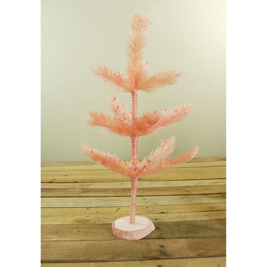 19" Pastel Pink Artificial Easter Tree - Unlit