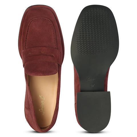 Carla Suede - Heel Loafers