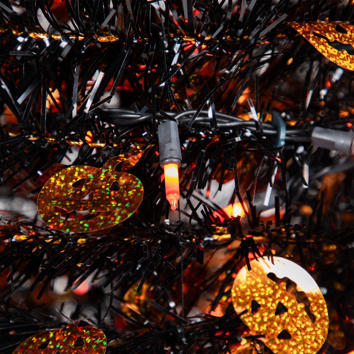  Northlight Pre-Lit Pop Up Artificial Jack O' Lantern Halloween Tree - 4' - Orange Lights - Default Title - Bonton