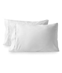 Cotton 400TC Percale Pillowcases Set of 2 White