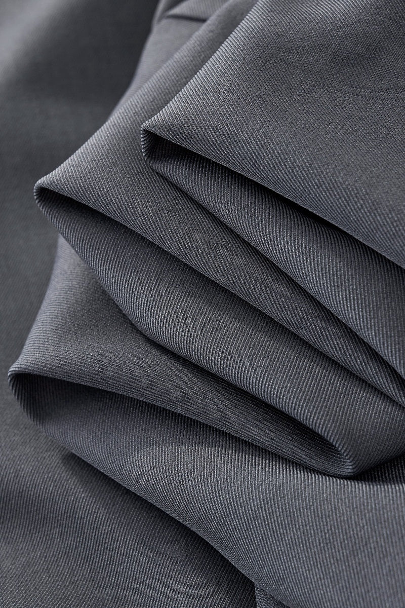  Barocco Wellington Side-Tab Trousers GREY - GREY - Bonton